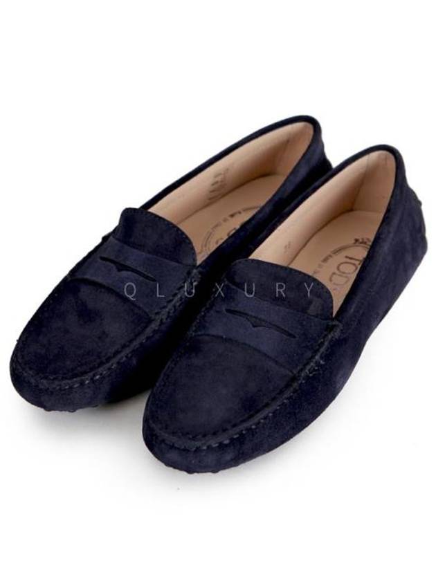 Gommino Suede Driving Shoes Blue - TOD'S - BALAAN 5