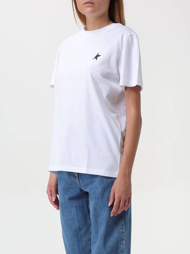 Black Star Collection Short Sleeve T-Shirt White - GOLDEN GOOSE - BALAAN 4