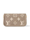 Nano Diane Bicolor Monogram Empreinte Leather Shoulder Bag Beige - LOUIS VUITTON - BALAAN 5