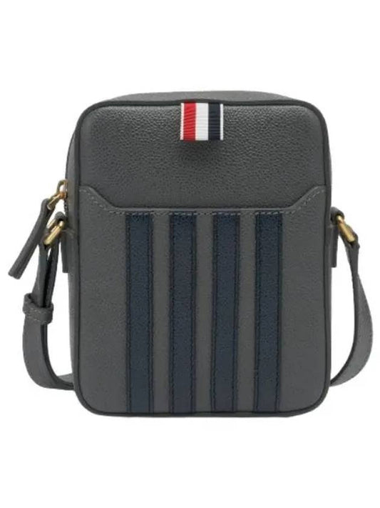 4 bar stripe cross bag dark gray - THOM BROWNE - BALAAN 1