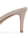 Women's Dove V Logo Signature Sandal Heel Nude - VALENTINO - BALAAN.