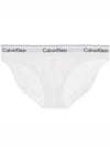Women's Logo Cotton Panties White - CALVIN KLEIN - BALAAN.