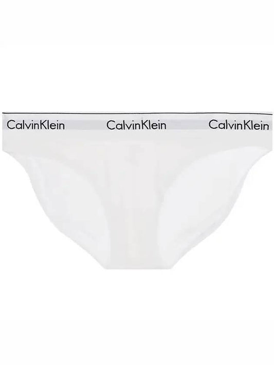 Women's Logo Cotton Panties White - CALVIN KLEIN - BALAAN.