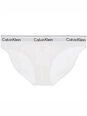 Women's Logo Cotton Panties White - CALVIN KLEIN - BALAAN 1