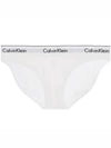 Women's Logo Cotton Panties White - CALVIN KLEIN - BALAAN 1