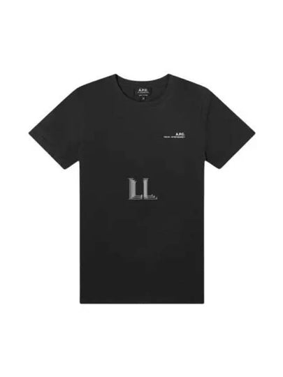 Women's Item Logo Short Sleeve T-Shirt Black - A.P.C. - BALAAN 2