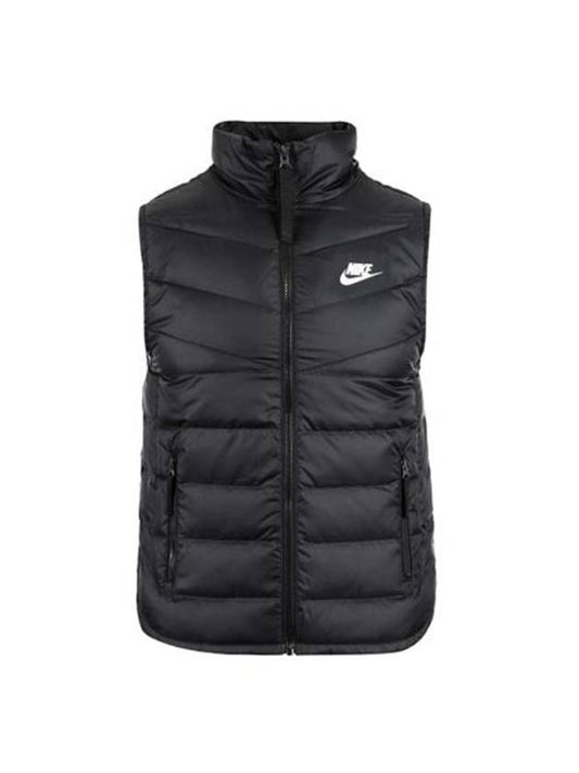 Therma Fit Repel Windrunner Padding Vest Black - NIKE - BALAAN.