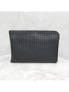 Lux You Intrecciato zipper clutch large 406021 - BOTTEGA VENETA - BALAAN 3