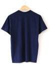 Plain Round Short Sleeve T-Shirt Navy - SUPENER - BALAAN 5