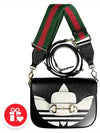 Adidas Horsebit 1955 mini cross bag black white - GUCCI - BALAAN 8