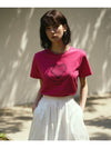 Heart Planet Short Sleeve T Shirt Pink - THE GREEN LAB - BALAAN 4