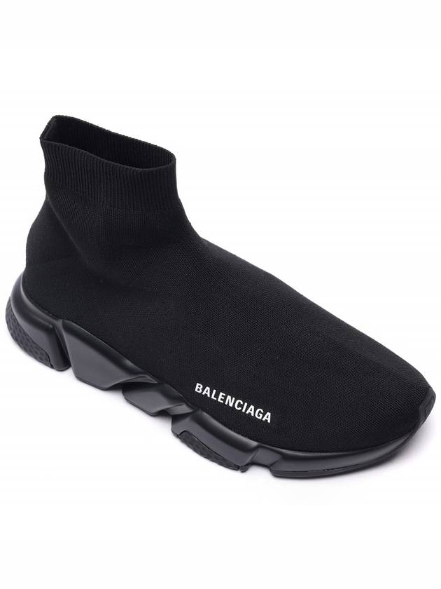 Men's Speed Recycle Knit High-Top Sneakers Black - BALENCIAGA - BALAAN 4