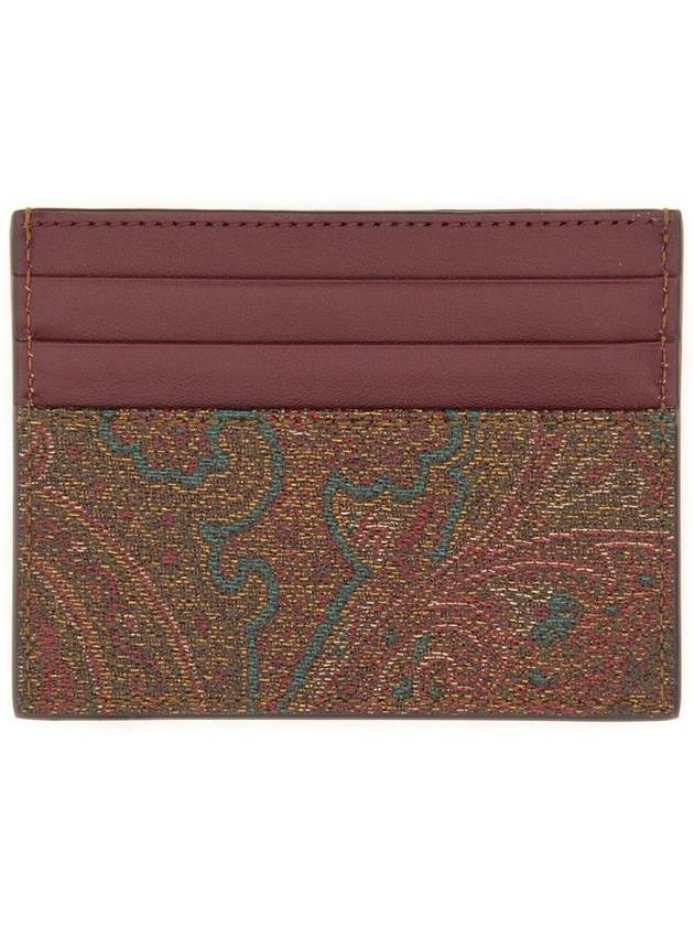 Tesuto Paisley Card Wallet Brown - ETRO - BALAAN 3