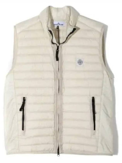 Men's Logo Patch Puffer Vest Plaster - STONE ISLAND - BALAAN 2