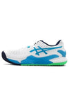 Gel Resolution 9 OC​​ Tennis Low Top Sneakers Blue White - ASICS - BALAAN 1