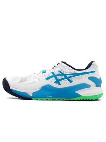 Gel Resolution 9 OC​​ Tennis Low Top Sneakers Blue White - ASICS - BALAAN 1