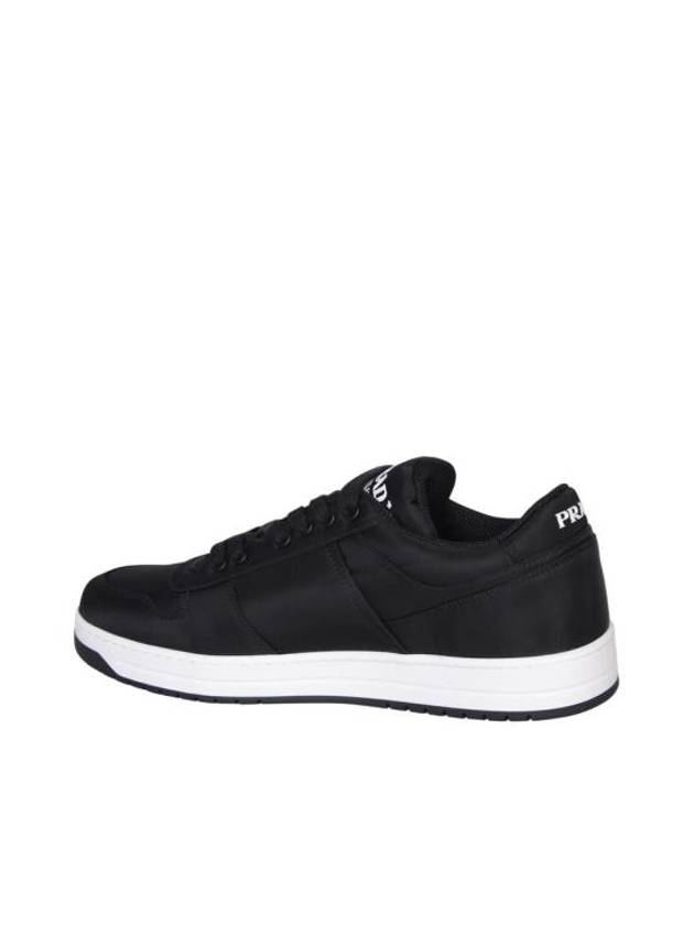 Re-Nylon Low Top Sneakers Black - PRADA - BALAAN 4