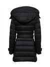 Detachable Hoodie Puffer Coat Padded Black - BURBERRY - BALAAN 7