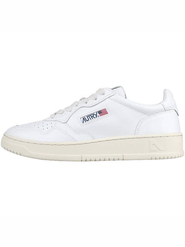 Medalist Leather Low Top Sneakers White - AUTRY - BALAAN 4