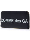 Logo printed long wallet SA0111HL BLACK - COMME DES GARCONS - BALAAN 2