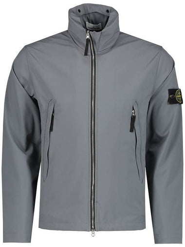 Softshell Zip-up Jacket Grey - STONE ISLAND - BALAAN 1