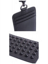 Spike Strap Card Wallet Black - CHRISTIAN LOUBOUTIN - BALAAN 6