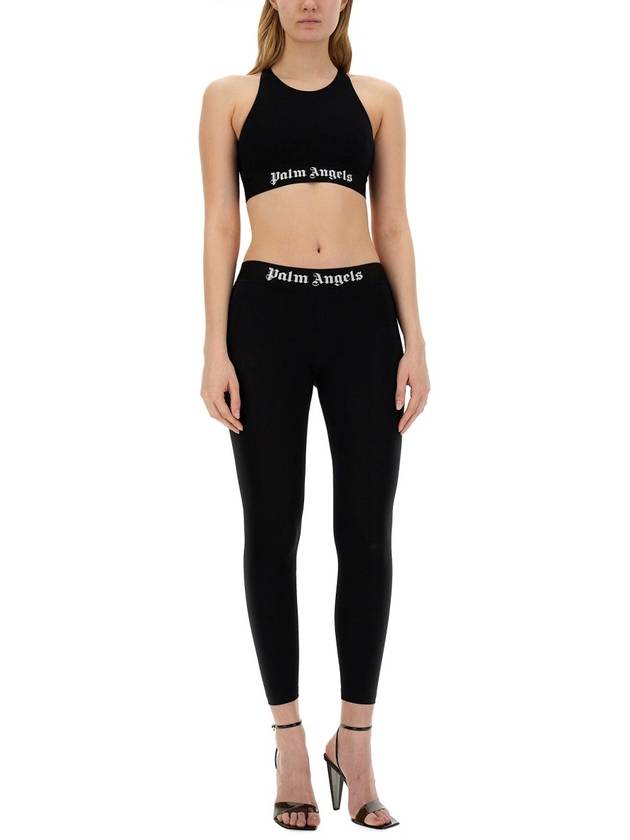 Logo Tape Crop Top PWVO024S24FAB0011001 - PALM ANGELS - BALAAN 3