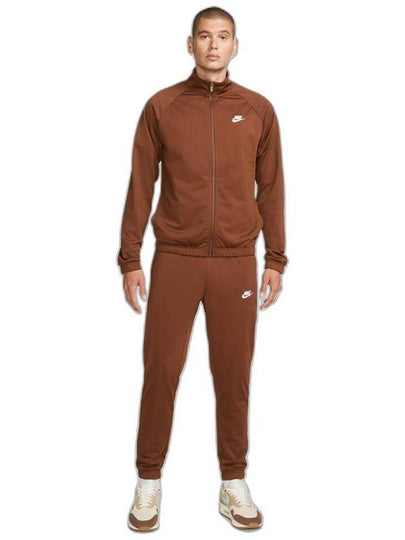 Club Men's Polyester Fabric Training Track Suit Brown - NIKE - BALAAN 2