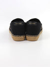 Logo Monogram Espadrilles Black - SAINT LAURENT - BALAAN 4