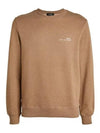 Men's Item Logo Crew Sweatshirt Heather Beige - A.P.C. - BALAAN 2