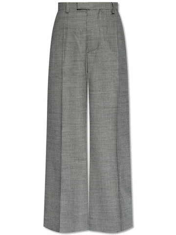 VETEMENTS Wool Trousers, Women's, Grey - VETEMENTS - BALAAN 1