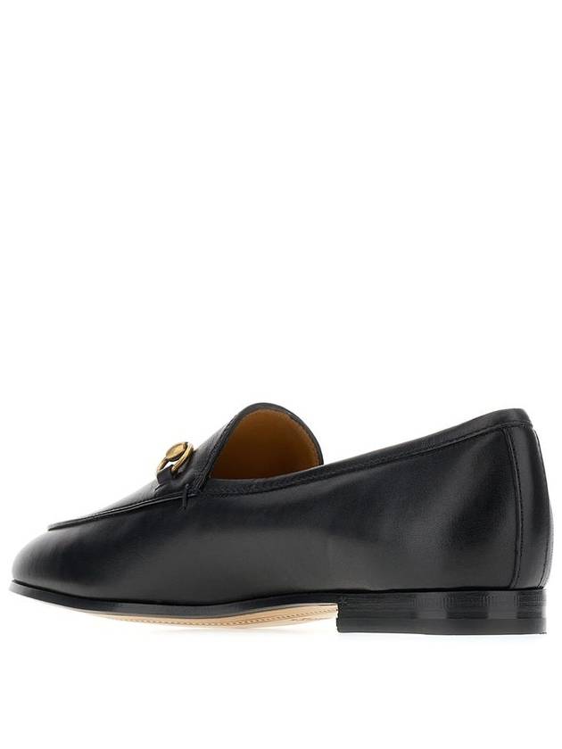 Women's Jordaan Horsebit Leather Loafers Black - GUCCI - BALAAN 4