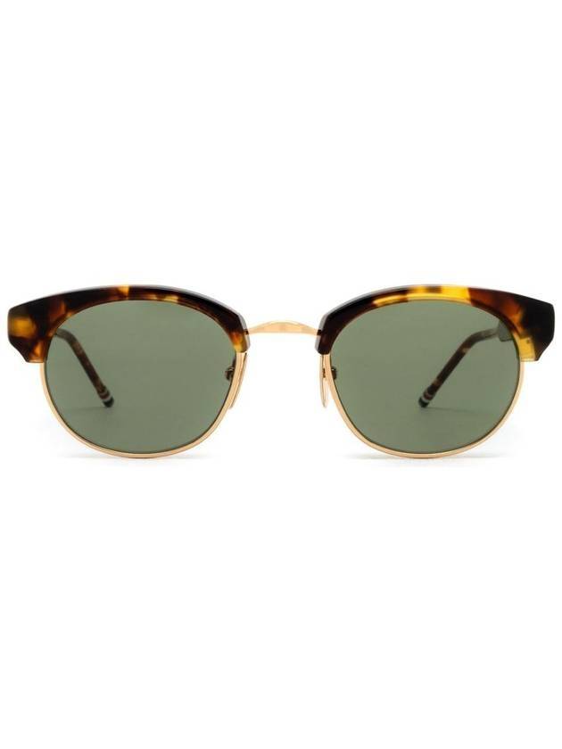 24SS SUNGLASSES UES702A G0003 215 MED BROWN - THOM BROWNE - BALAAN 1