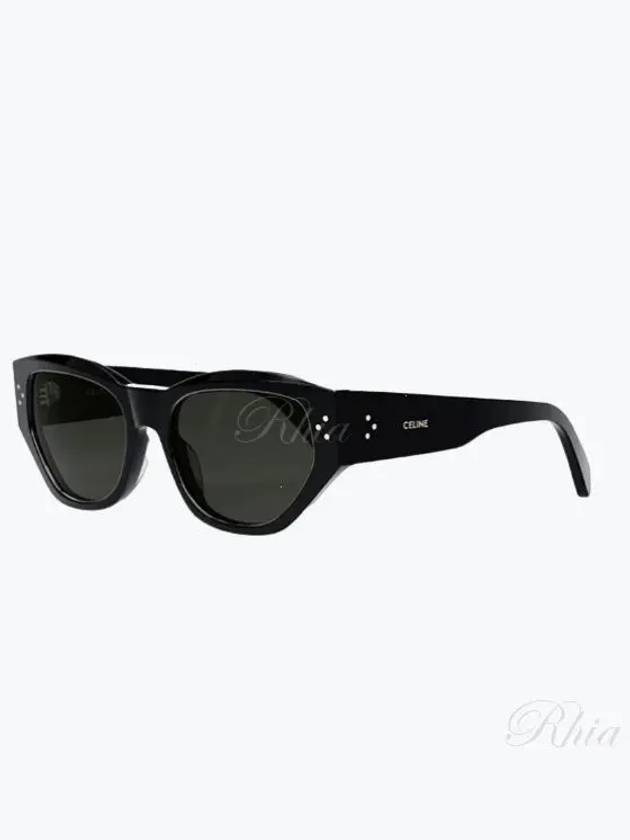 Eyewear Cat Eye Acetate Sunglasses Black - CELINE - BALAAN 2