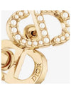 Petit CD Stud Earrings Gold - DIOR - BALAAN 2