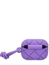 Bottega Veneta Detachable Strap Silicone AirPods Pro Case Purple - BOTTEGA VENETA - BALAAN 3