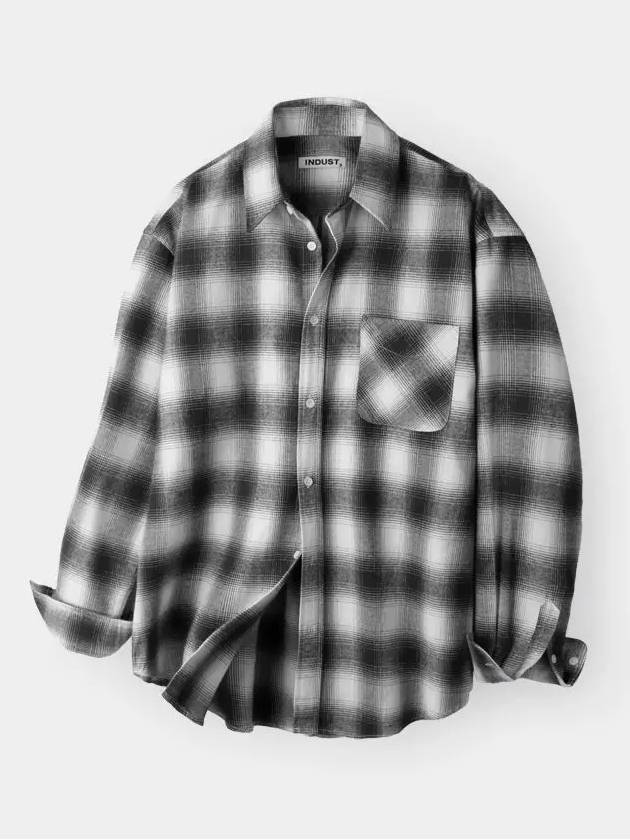 Ray check shirt black - INDUST - BALAAN 6