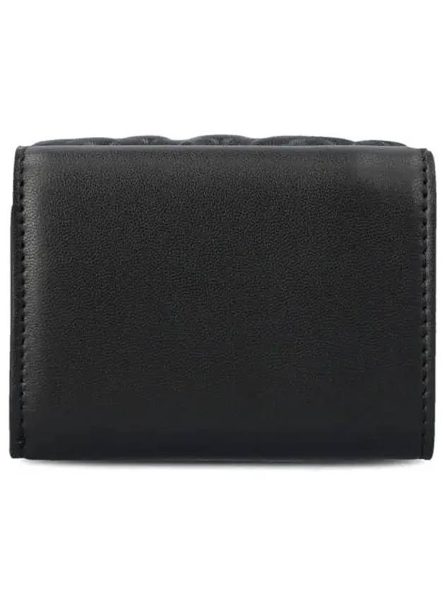 FF Baguette Flap Card Half Wallet Black - FENDI - BALAAN 3