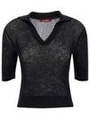 Pablo Knit Top Black - MAX MARA - BALAAN 2