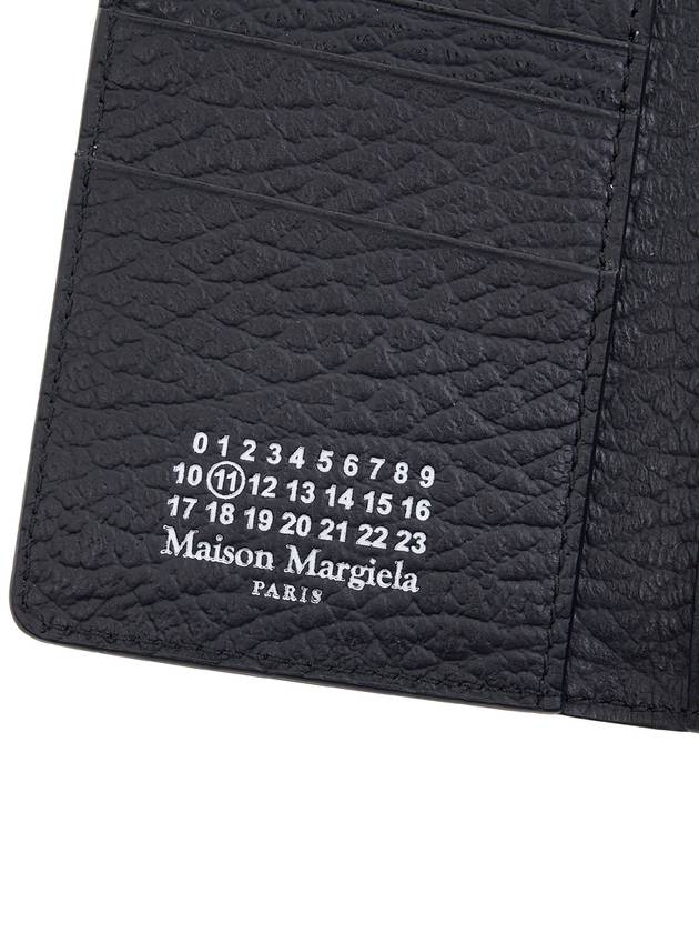 Bovine Leather Card Wallet Black - MAISON MARGIELA - BALAAN 10