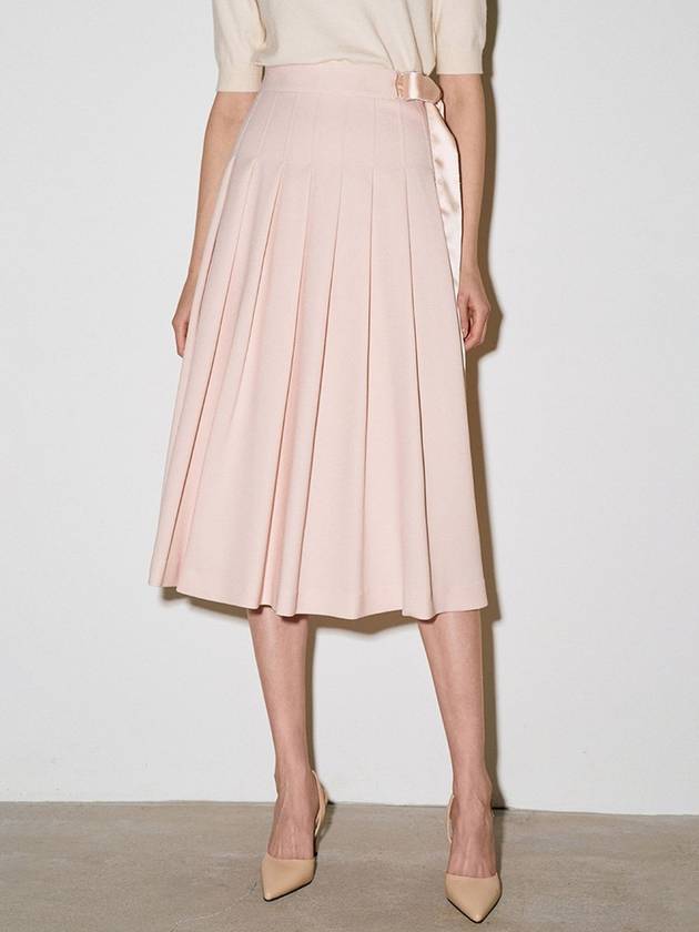 Women's Rosaline ROSALINE Pleated Skirt Pink - AME - BALAAN 4