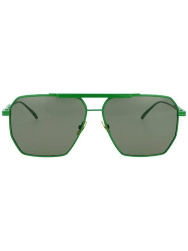 Eyewear Boeing Square Sunglasses Green - BOTTEGA VENETA - BALAAN 1