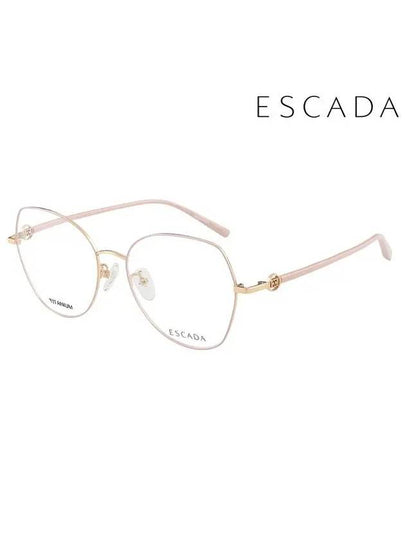 Glasses Frame VES B36F 0300 Round Titanium Men Women - ESCADA - BALAAN 2