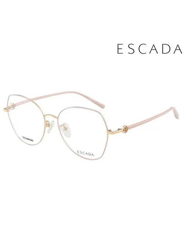 Glasses Frame VES B36F 0300 Round Titanium Men Women - ESCADA - BALAAN 1