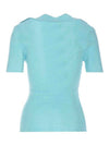 Marina Polo Knit Top Blue - VIVIENNE WESTWOOD - BALAAN 3