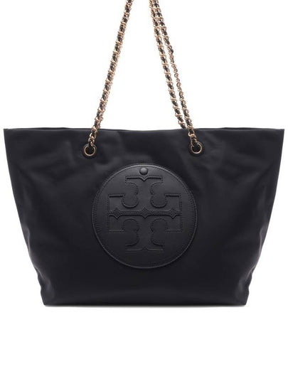 Ella Chain Tote Bag Black - TORY BURCH - BALAAN 2