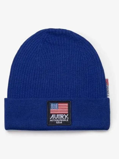 Logo Patch Beanie Blue - AUTRY - BALAAN 2