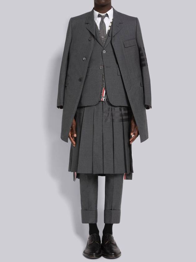 Plain Weave Suiting 4 Bar Classic Sport Jacket Dark Grey - THOM BROWNE - BALAAN 5