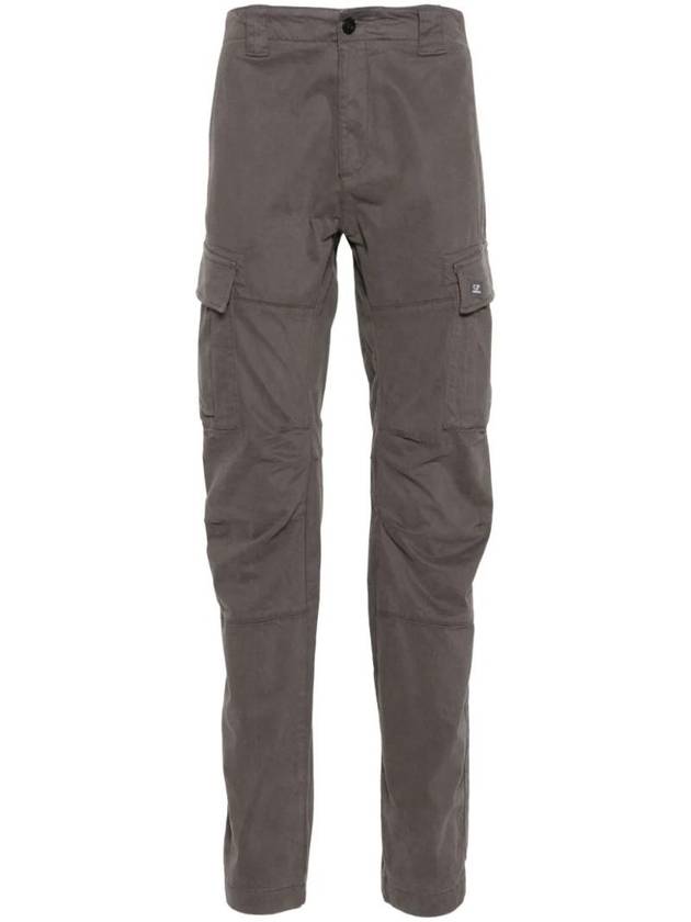 Stretch Satin Cargo Straight Pants Purple - CP COMPANY - BALAAN 1