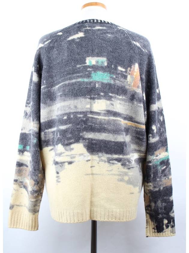 Printed long sleeve crew neck knit 54 105 - PRADA - BALAAN 4